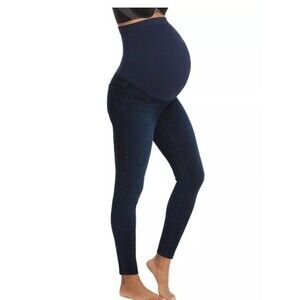 Spanx Mama Maternity Jeanish Ankle Leggings Jeggings Stretch Comfort Jeans XL